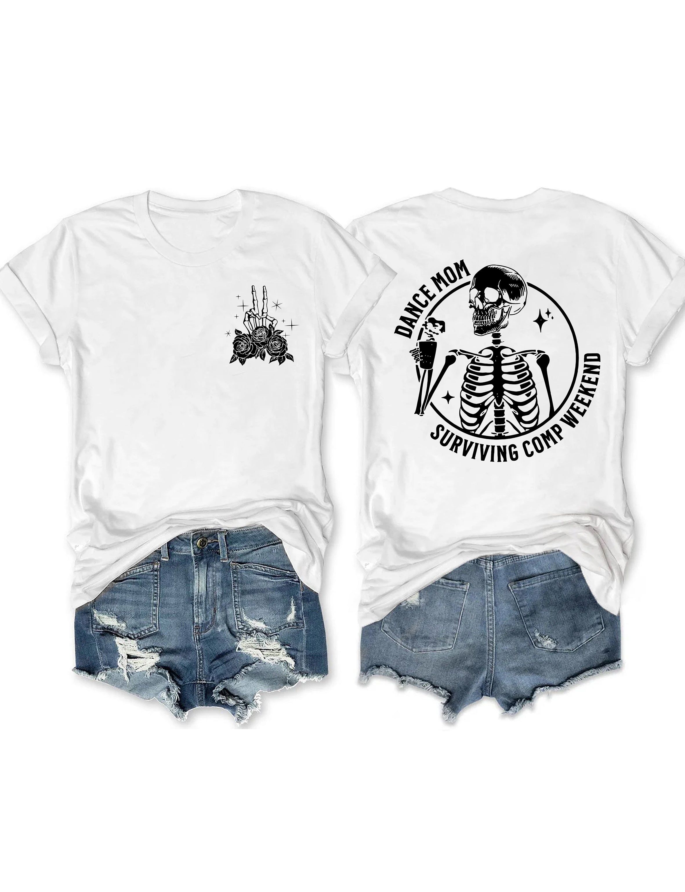 Funny Dance Mom Surviving Comp Weekend T-shirt