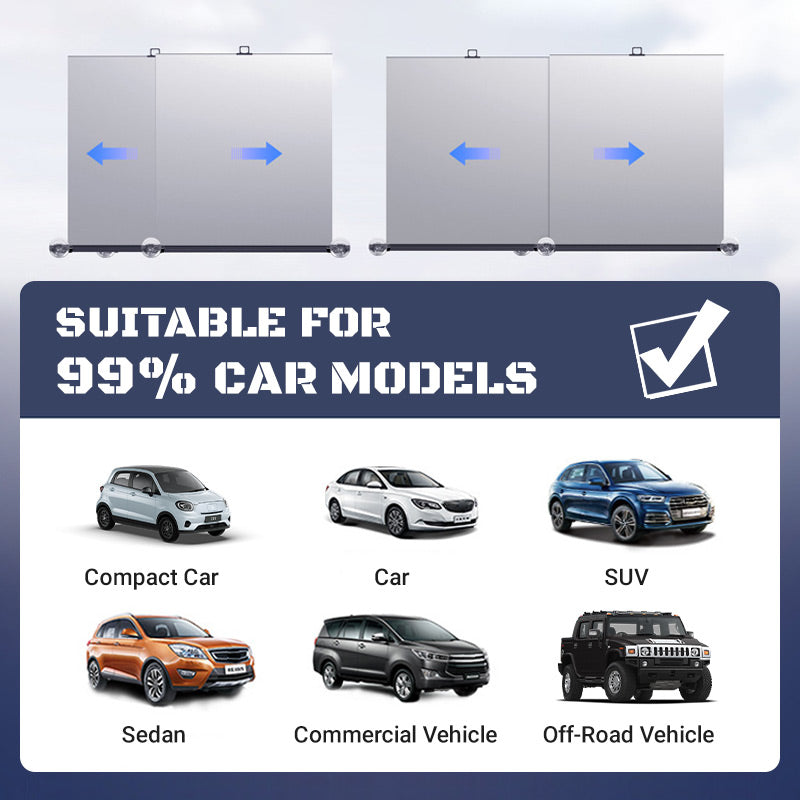 🔥Hot Sale 50% 0FF❄️Car Windshield Sun Shade Set