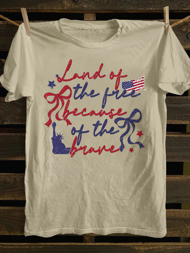 Land Of The Free Because Of The Brave T-shirt