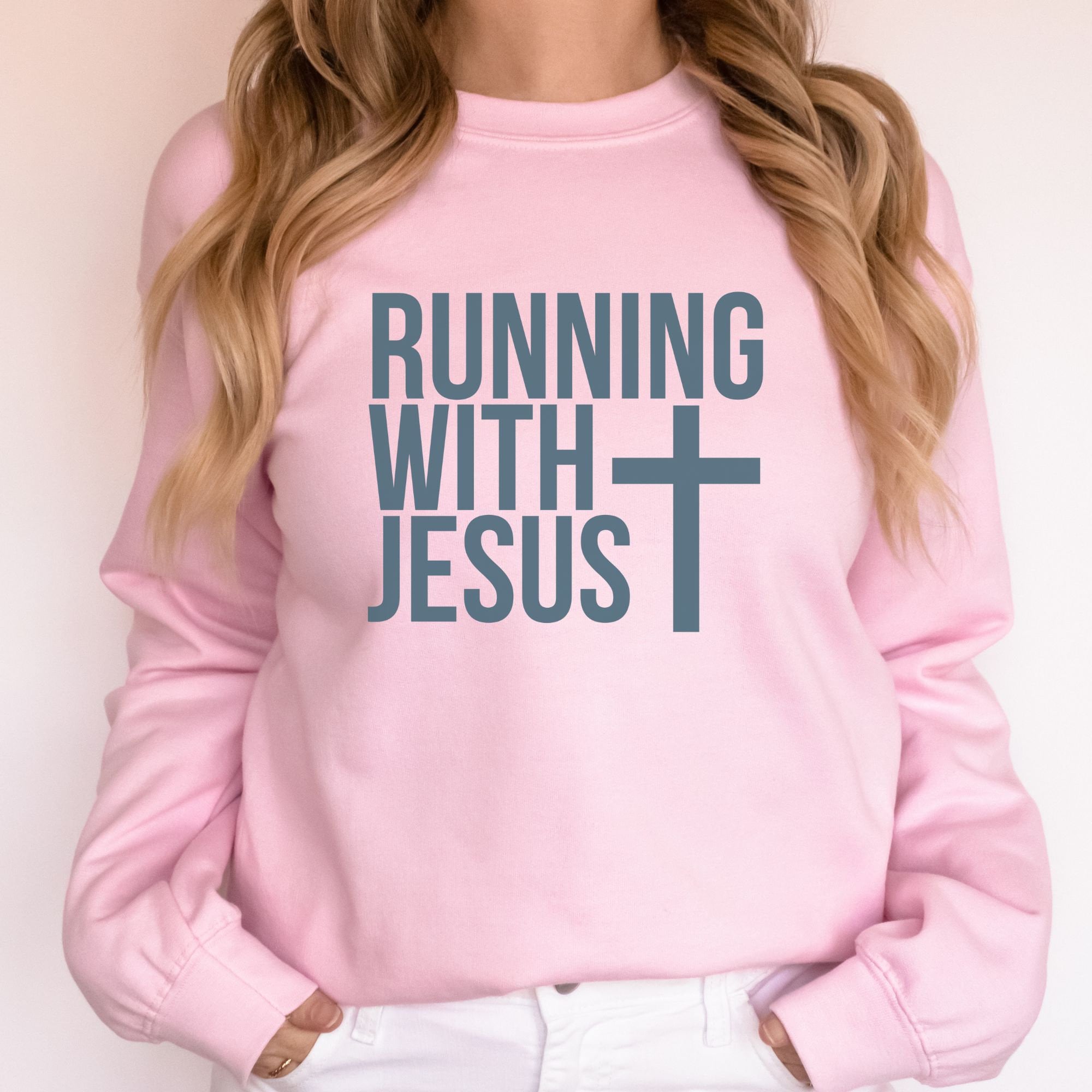 Running With Jesus Sweatshirt