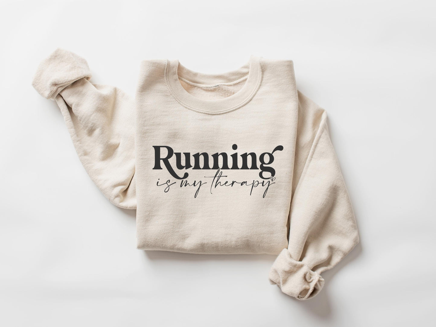 Running Is My Therapy Sweatshirt
