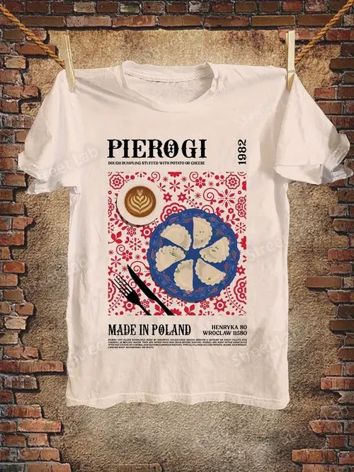 Retro punk rock band printed design pattern T-shirt