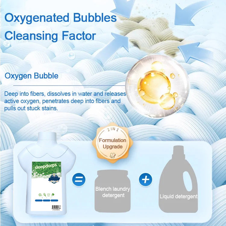 ✨Remove yellowing, stains and contamination✨High-efficiency and easy-to-clean laundry detergent