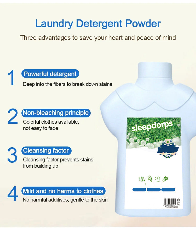✨Remove yellowing, stains and contamination✨High-efficiency and easy-to-clean laundry detergent