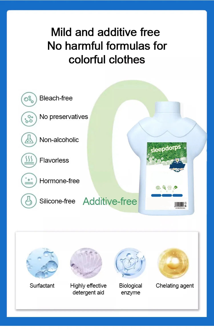 ✨Remove yellowing, stains and contamination✨High-efficiency and easy-to-clean laundry detergent