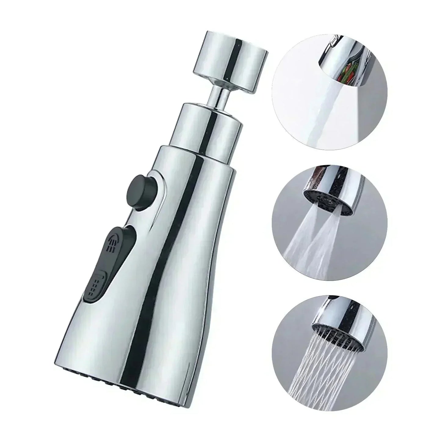 50K+ SOLD!🏠720° Rotatable 3 Function Kitchen Faucet Spray Head