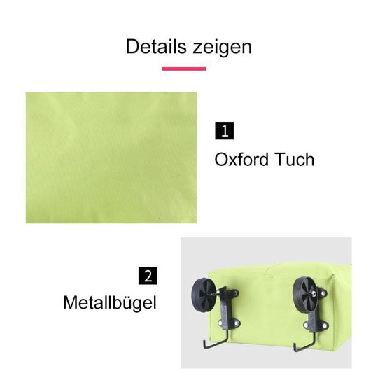 🔥2025 Hot Sale🔥2-in-1 Foldable Shopping Cart