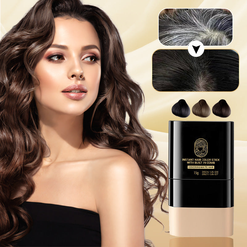 🔥Hot Sale 50% OFF🔥Instant Hair Color Stick with Built-In Comb