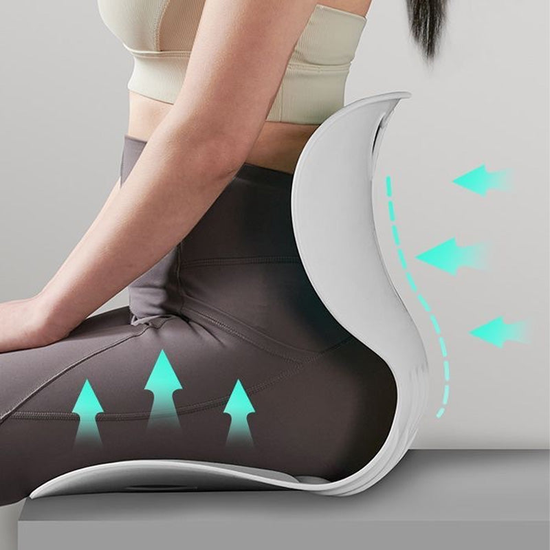 💯Ergonomic back and lumbar support cushion in memory foam for chair