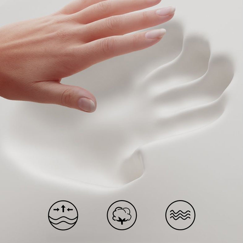 💯Ergonomic back and lumbar support cushion in memory foam for chair