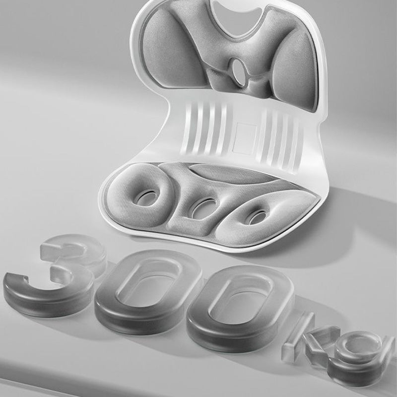 💯Ergonomic back and lumbar support cushion in memory foam for chair