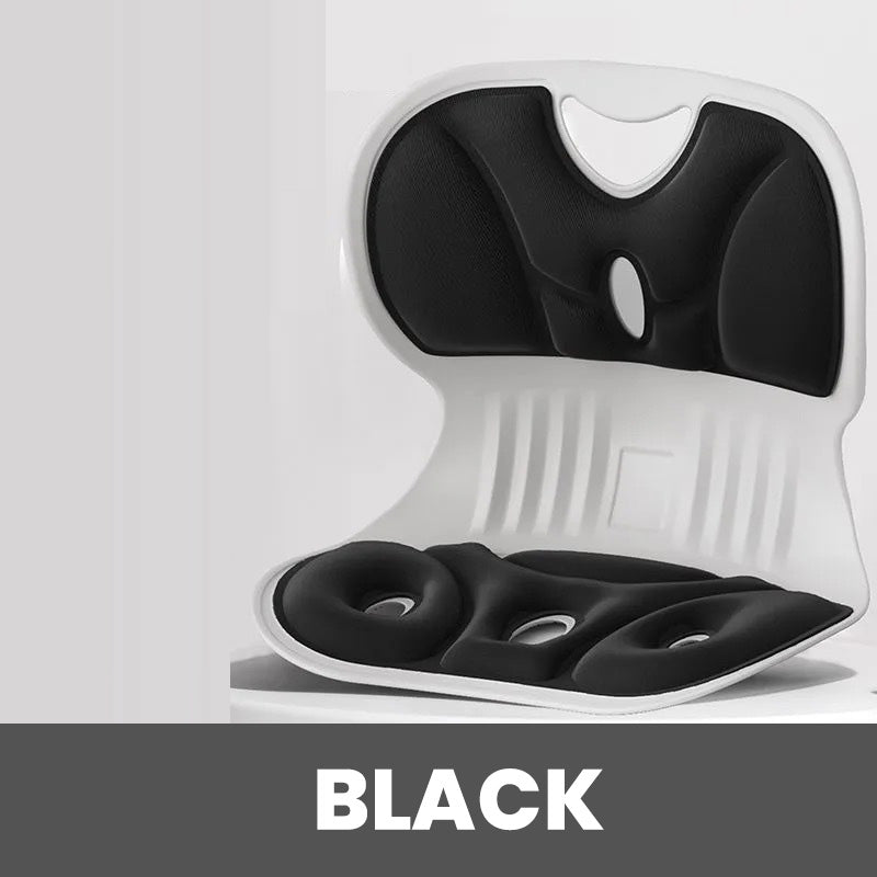 💯Ergonomic back and lumbar support cushion in memory foam for chair