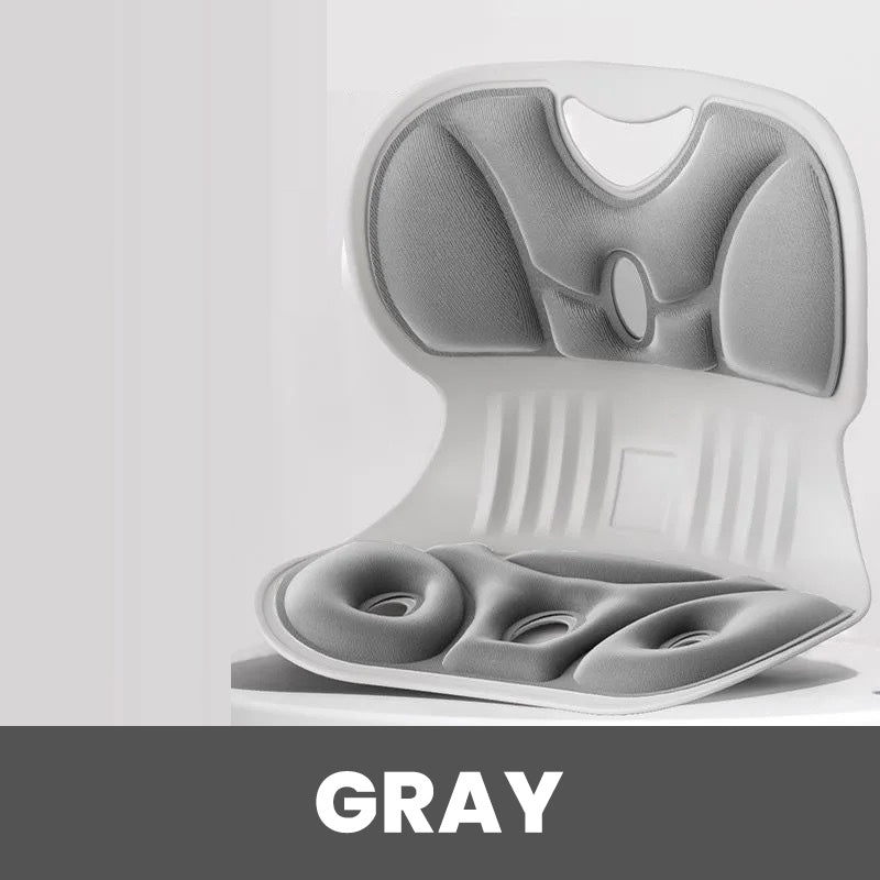 💯Ergonomic back and lumbar support cushion in memory foam for chair