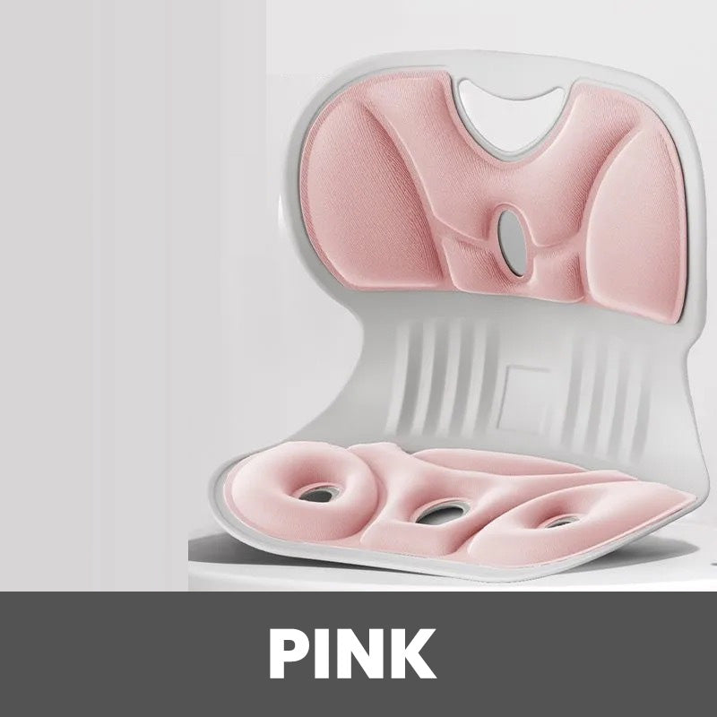 💯Ergonomic back and lumbar support cushion in memory foam for chair