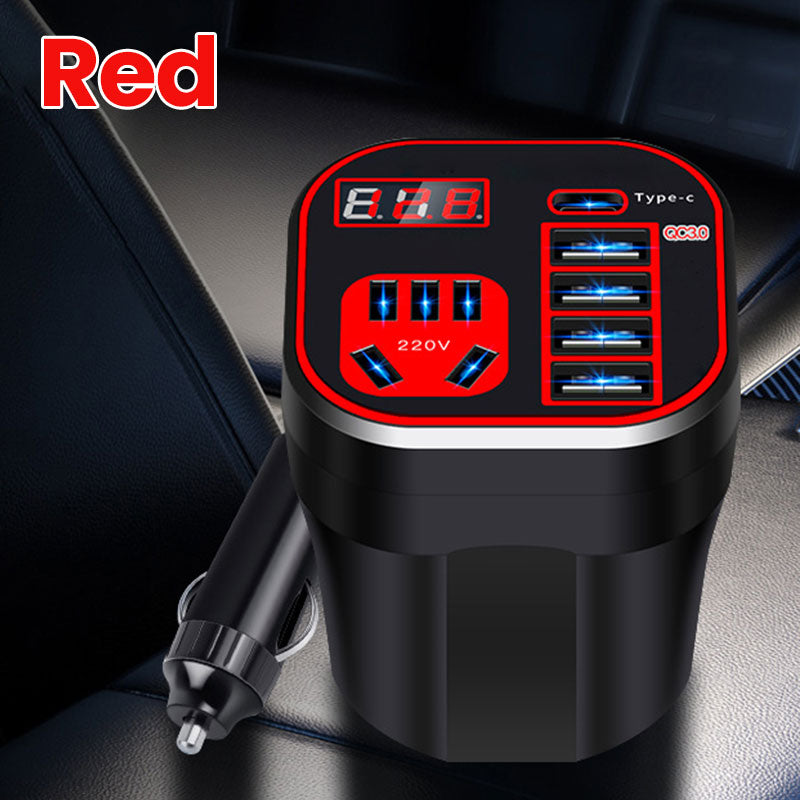 ⚡Hot Sale-Multi-function Car Power Inverter QC Charger
