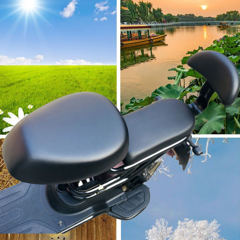 🔥Buy 1 Get  1🔥🛵💧 Waterproof Artificial Leather Seat Cover for Electric Moped - Stylish Protection Buy More Get More Ride with Confidence
