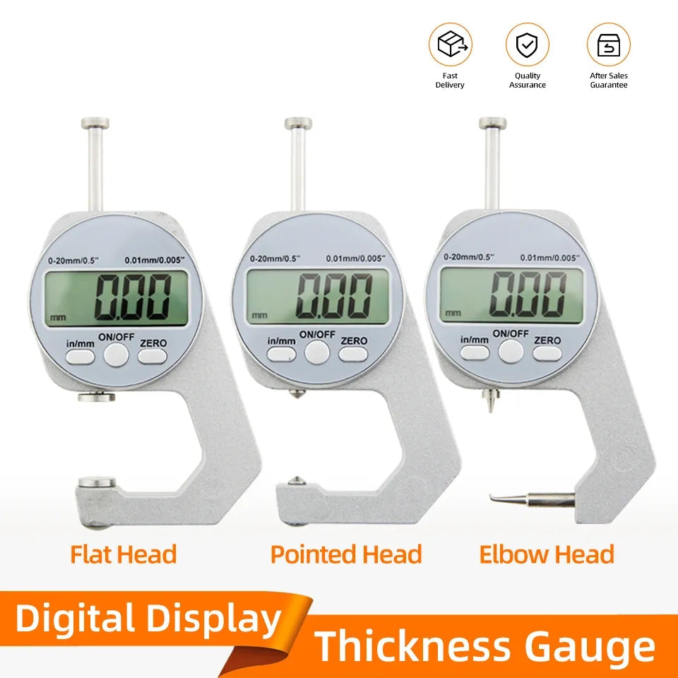 ⏳Time-limited Special⌛Digital Display Thickness Gauge Zinc Alloy Electronic LCD