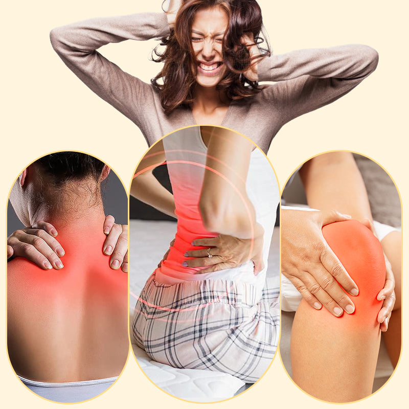 🔥2025 Hot Sale🔥3D Kneading Neck & Back Massage Pillow with Heat