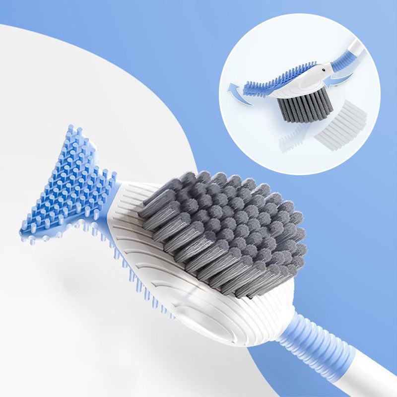 ✨Wall-Mounted Suction Cup Toilet Cleaning Brush Set