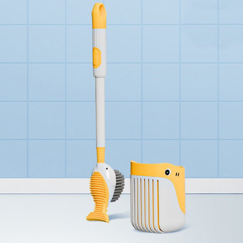 ✨Wall-Mounted Suction Cup Toilet Cleaning Brush Set
