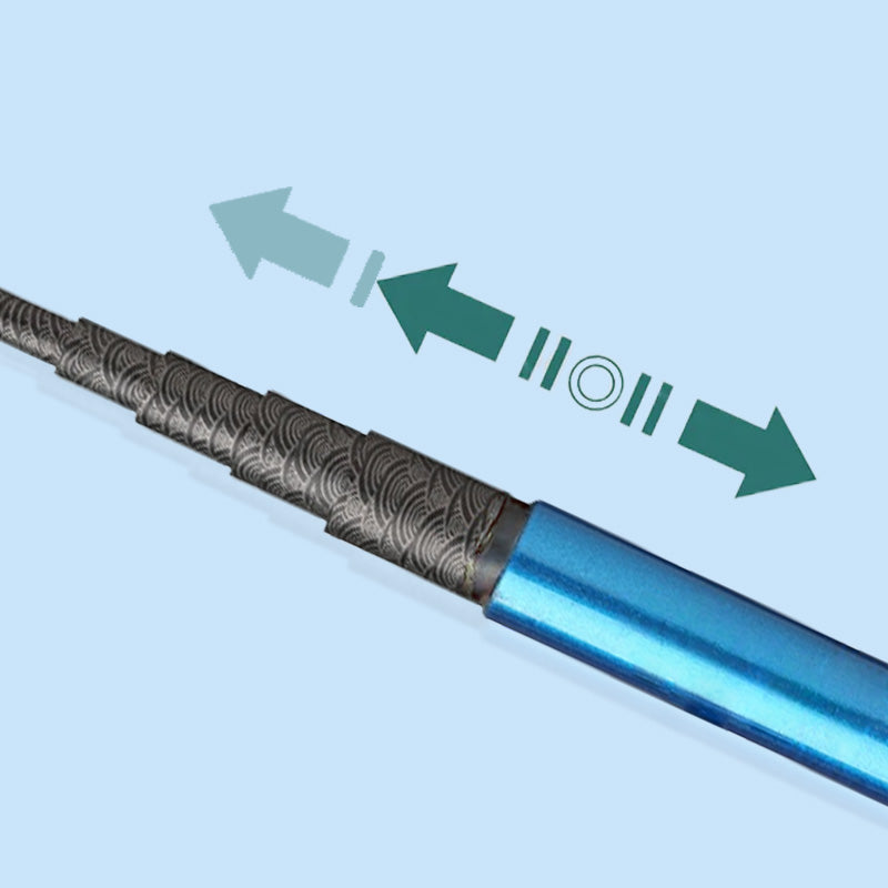 Compact Portable Fishing Rod with Line Holder