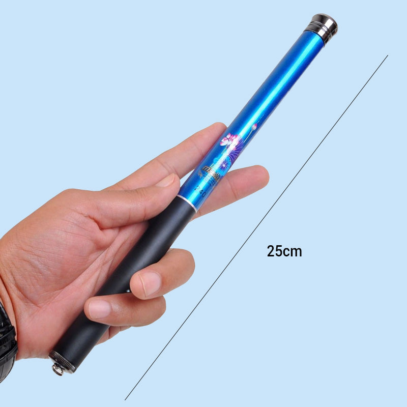 Compact Portable Fishing Rod with Line Holder