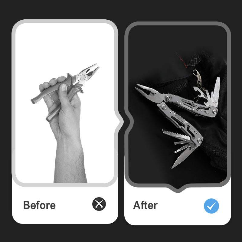 Compact Folding Multi-Tool Pliers