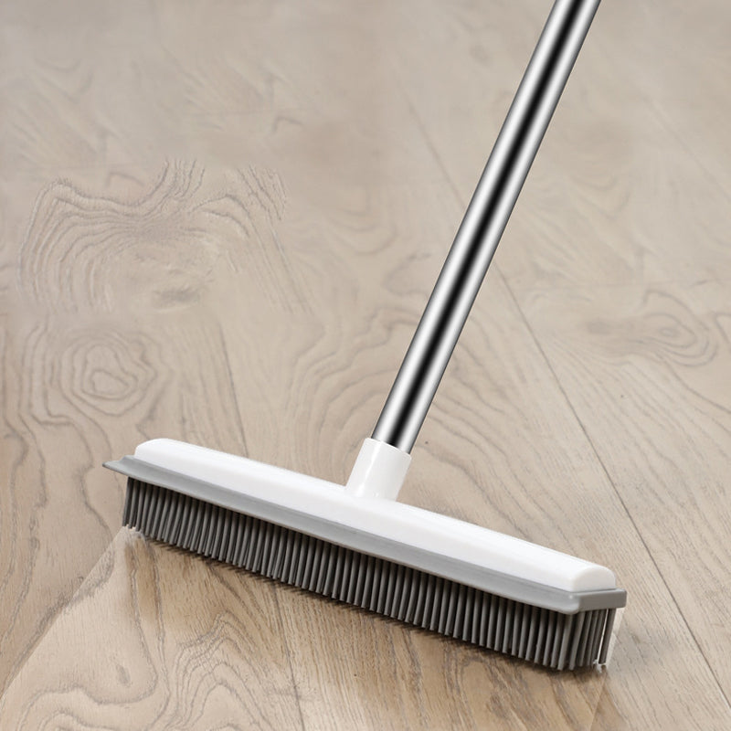 Rubber Bristle Broom for Pet Hair Removal