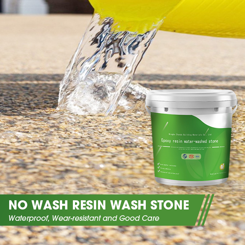 Eco-Friendly Water-Washed Stone Coating for Floor