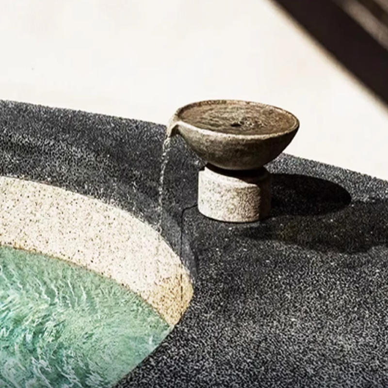 Eco-Friendly Water-Washed Stone Coating for Floor