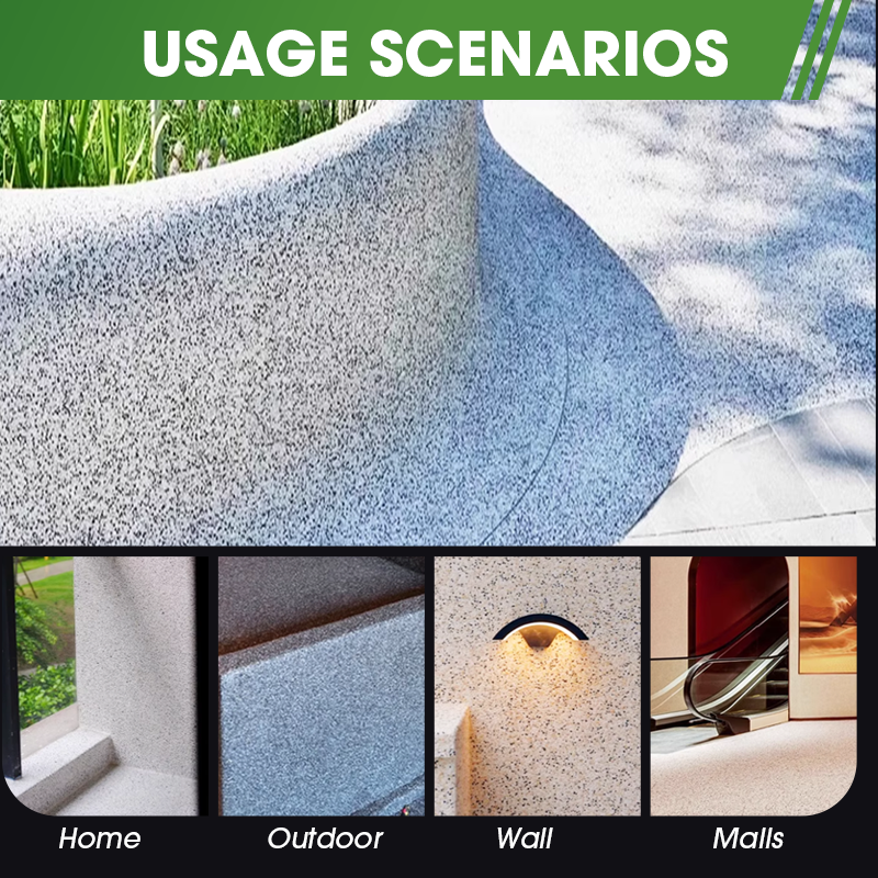 Eco-Friendly Water-Washed Stone Coating for Floor