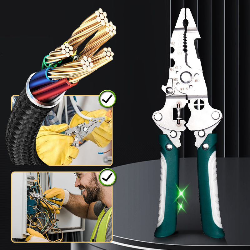 Multi-functional Foldable Non-slip Wire Stripping Pliers