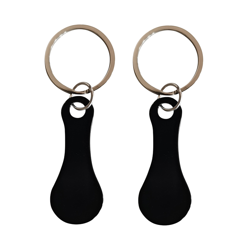 🔑🛍️2 Pieces Stainless Steel Shopping Trolley Token Keyrings