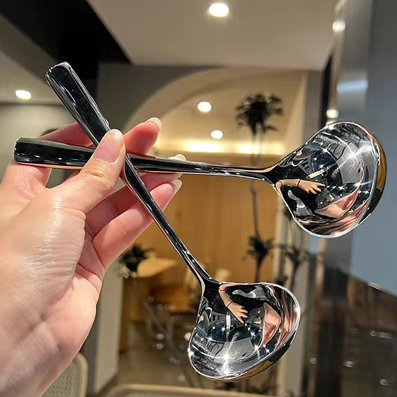 Deep Stainless Steel Soup Ladle