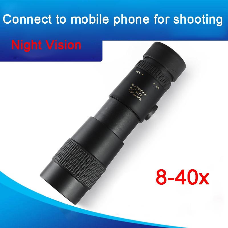4k 8-40x40mm Super Telephoto Zoom Monocular Telescope