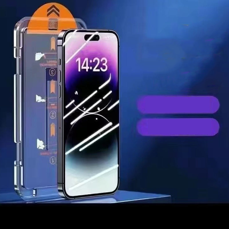 HD/Anti-Peeping Tempered Glass Screen Protector with Auto Dust-Elimination Installation