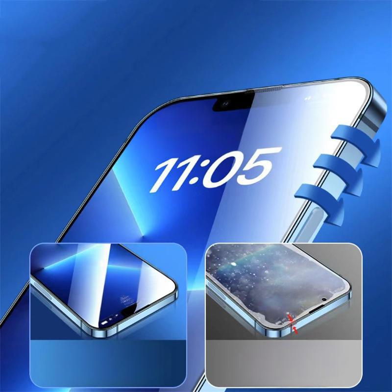 HD/Anti-Peeping Tempered Glass Screen Protector with Auto Dust-Elimination Installation