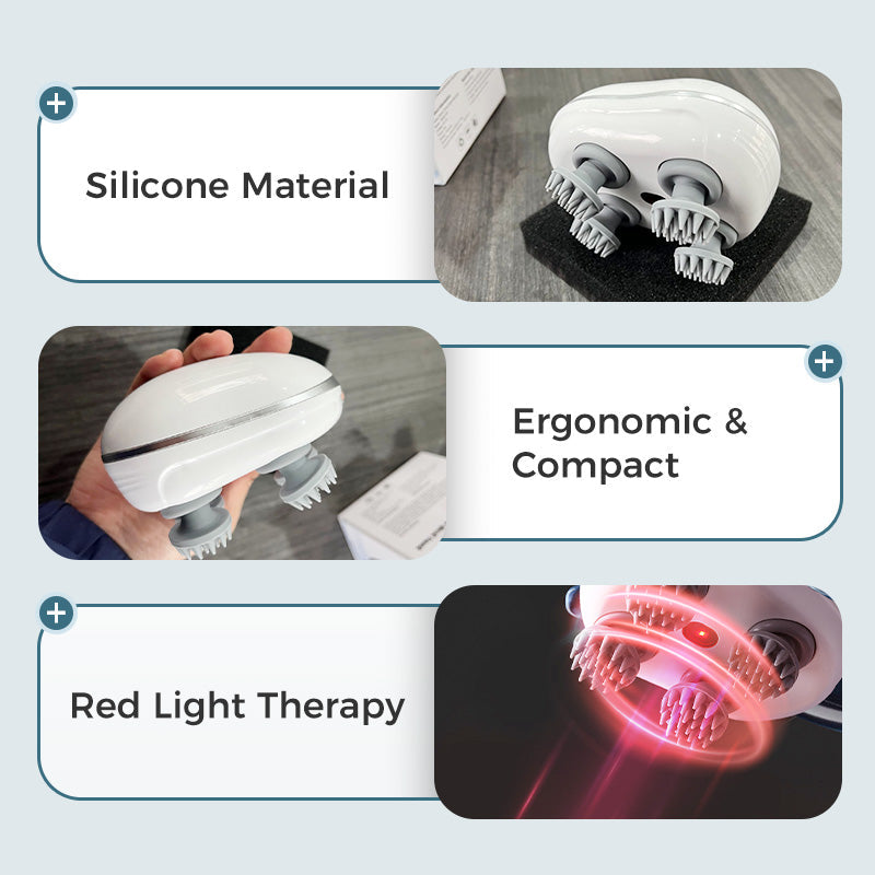 Portable Waterproof Electric Scalp Massager