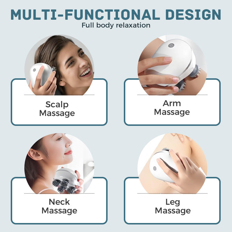 Portable Waterproof Electric Scalp Massager