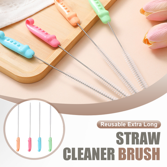 Reusable Extra Long Straw Cleaner Brush