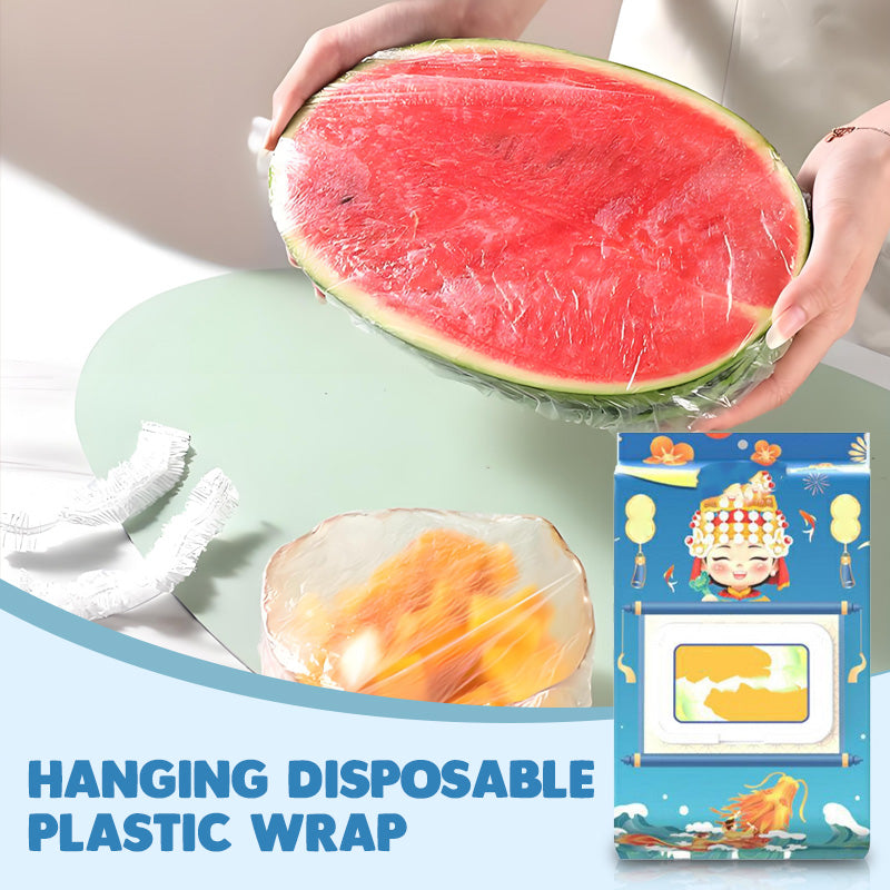 Pull-Out Elasticated Disposable Plastic Wrap