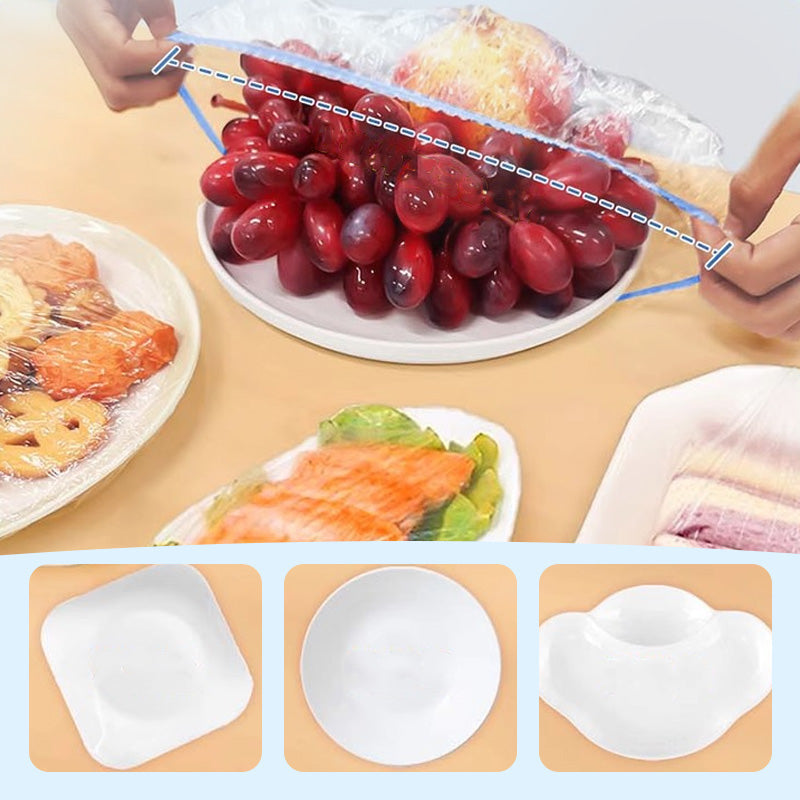 Pull-Out Elasticated Disposable Plastic Wrap