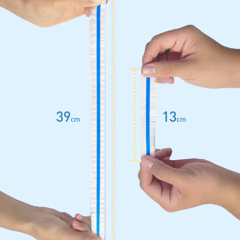 Pull-Out Elasticated Disposable Plastic Wrap