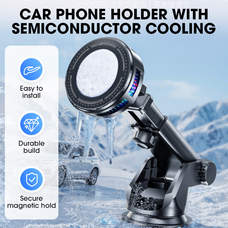 Car Phone Holder with Semiconductor Cooling