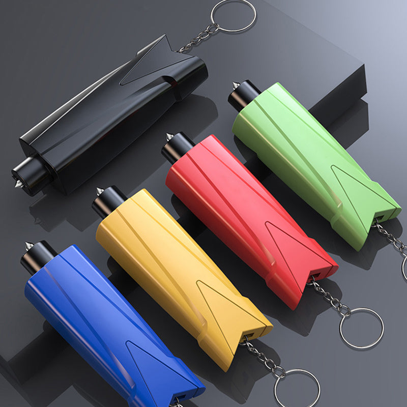 Emergency 2-in-1 Car Window Breaker Tool Keychain