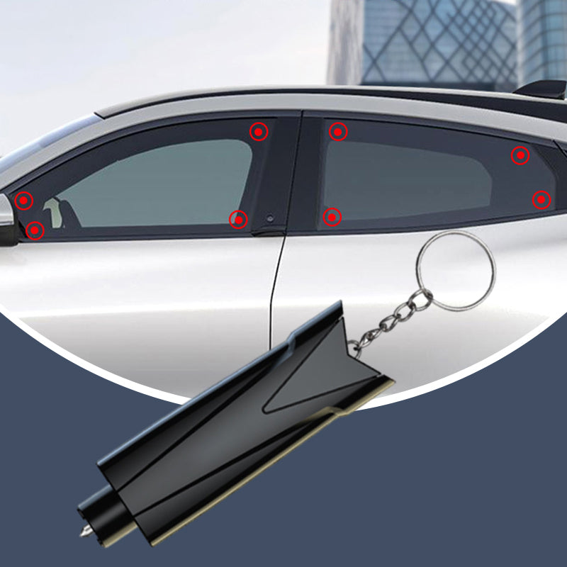 Emergency 2-in-1 Car Window Breaker Tool Keychain