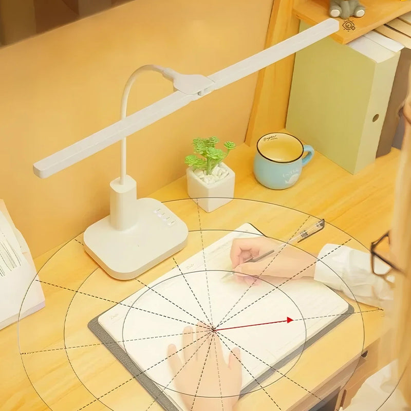 Eye-Caring LED Desk Lamp with Adjustable Brightness