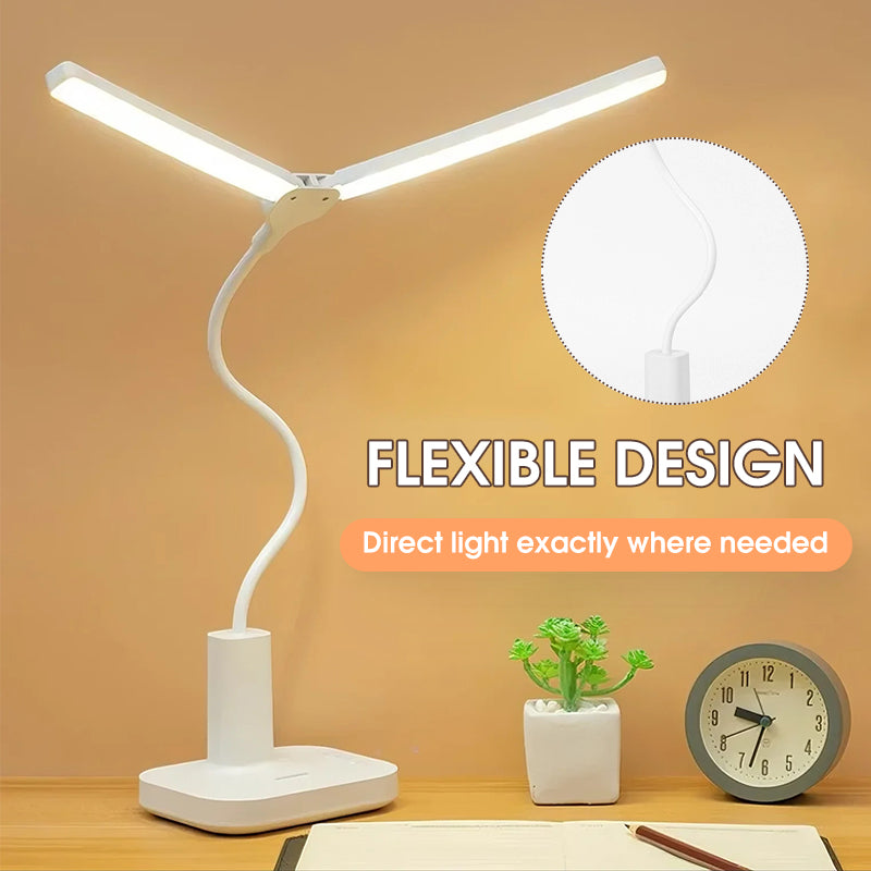 Eye-Caring LED Desk Lamp with Adjustable Brightness