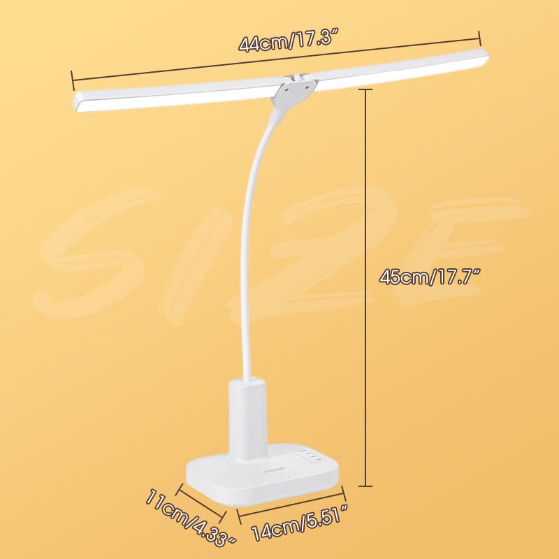 Eye-Caring LED Desk Lamp with Adjustable Brightness