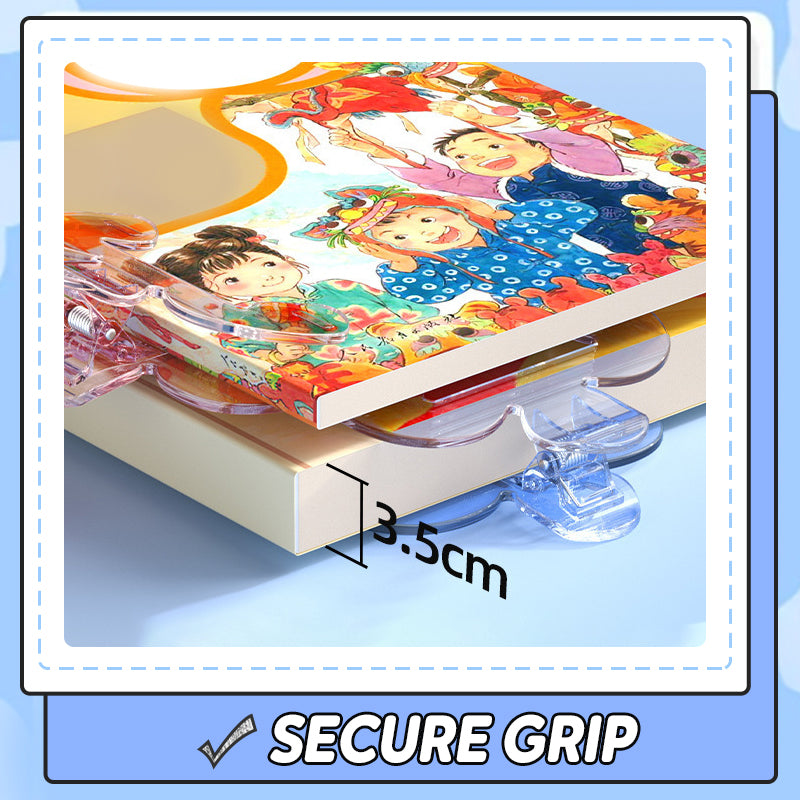 Multifunctional & Portable Clear Book Page Clip